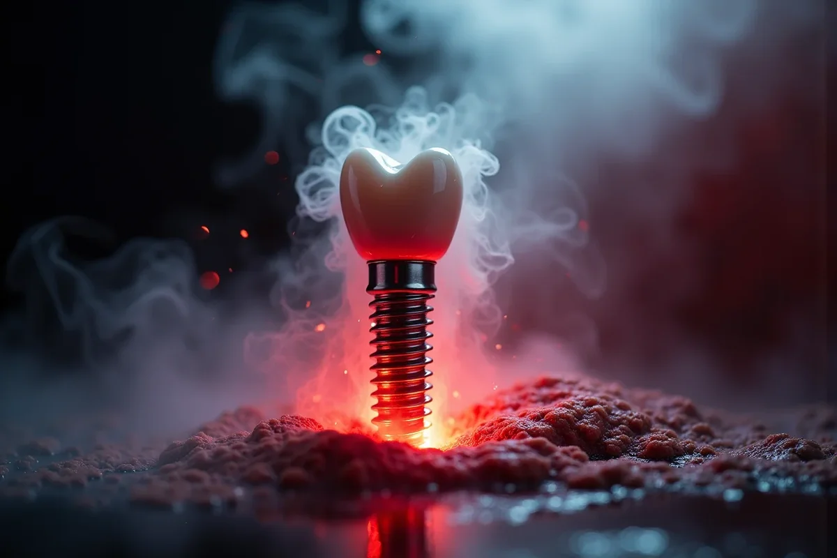 Stan zapalny po wszczepieniu implantu zęba – objawy, przyczyny i leczenie